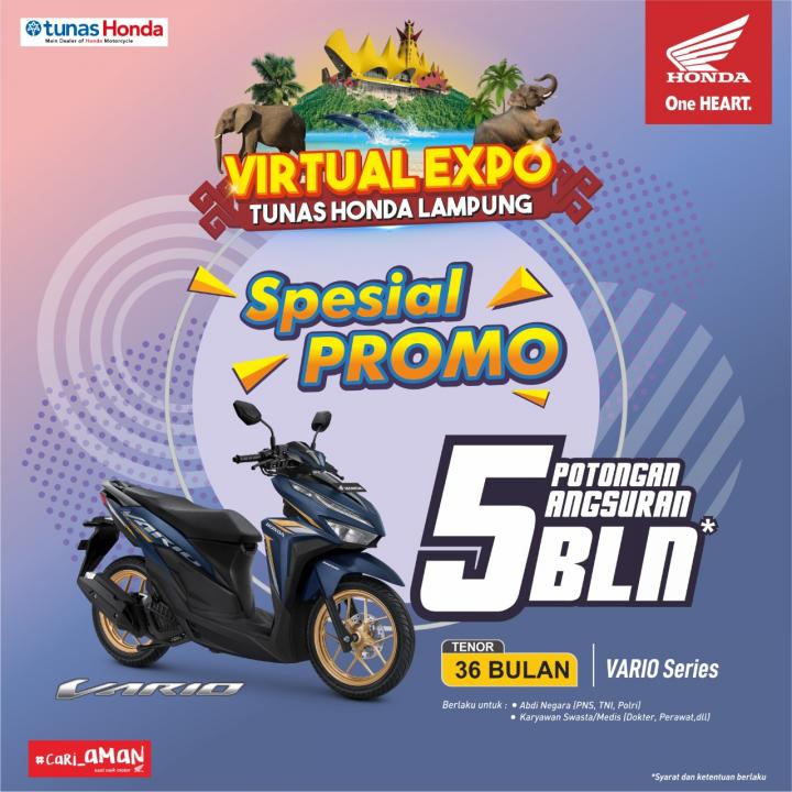 Dapatkan Potongan 5 Bulan di Virtual Expo Tunas Honda Simpang Pematang